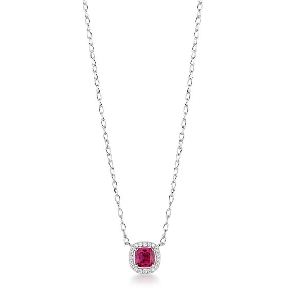 Collier Brosway Femme FANCY - PASSION RUBY in Argent FPR132 - FPR132